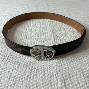 Harley Davidson belt and buckle